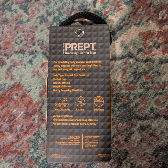PREPT Exfoliating Back Scrubber For Men NWT - Picture 4 of 4